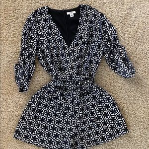 CATO Snowflake Print Shorts Romper 🌸